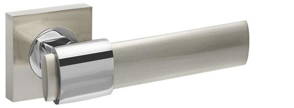 Ручка раздельная TWIST KM SN/CP-3 (матовый никель/хром)
